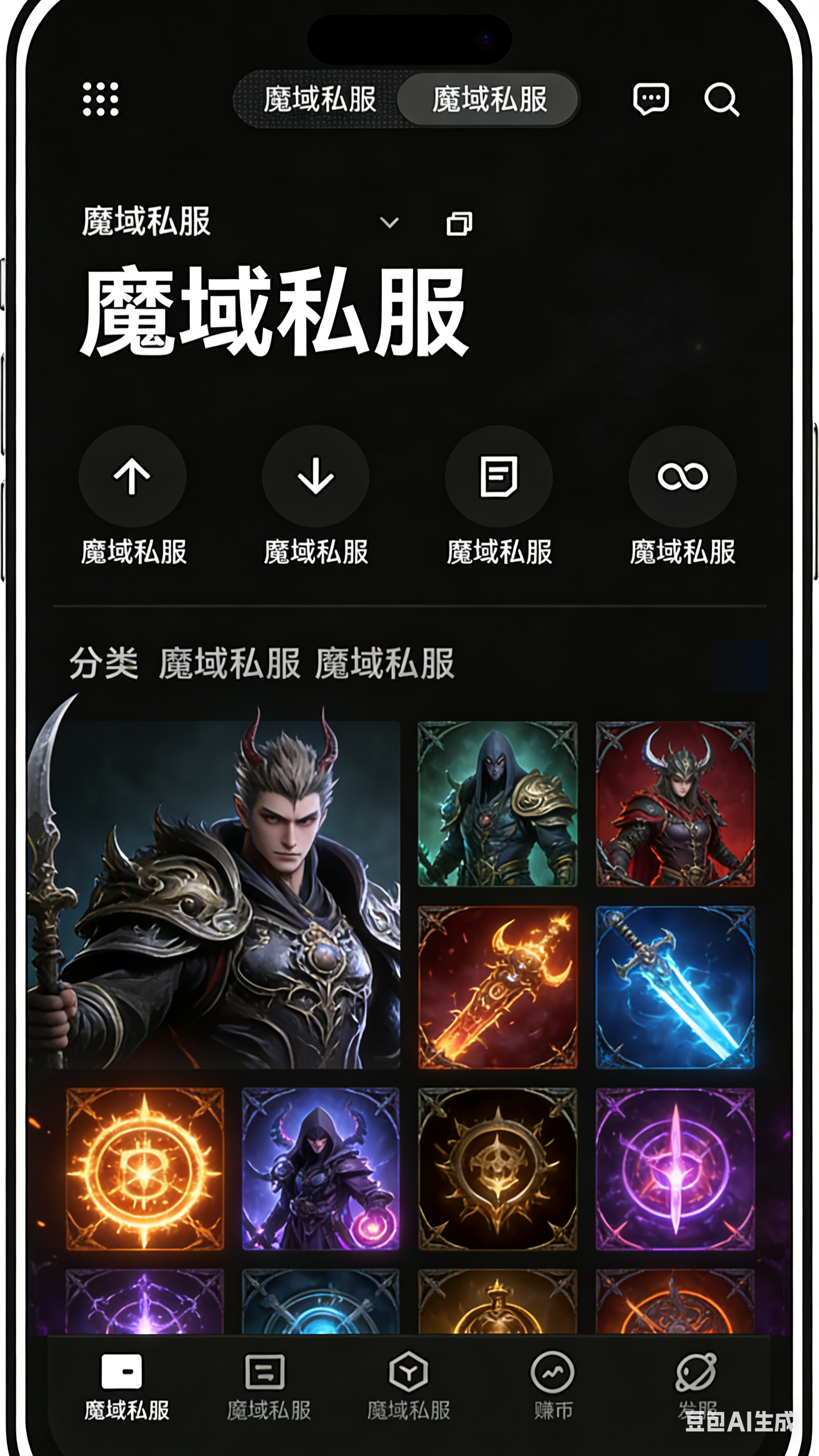 复古魔域私服跑环奖励弹窗