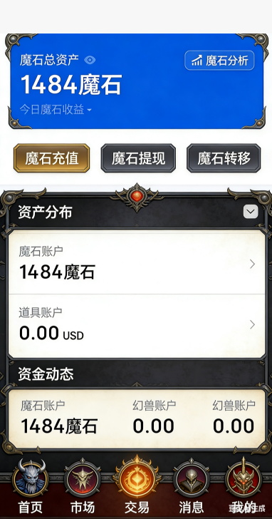 复古魔域私服跑环NPC截图